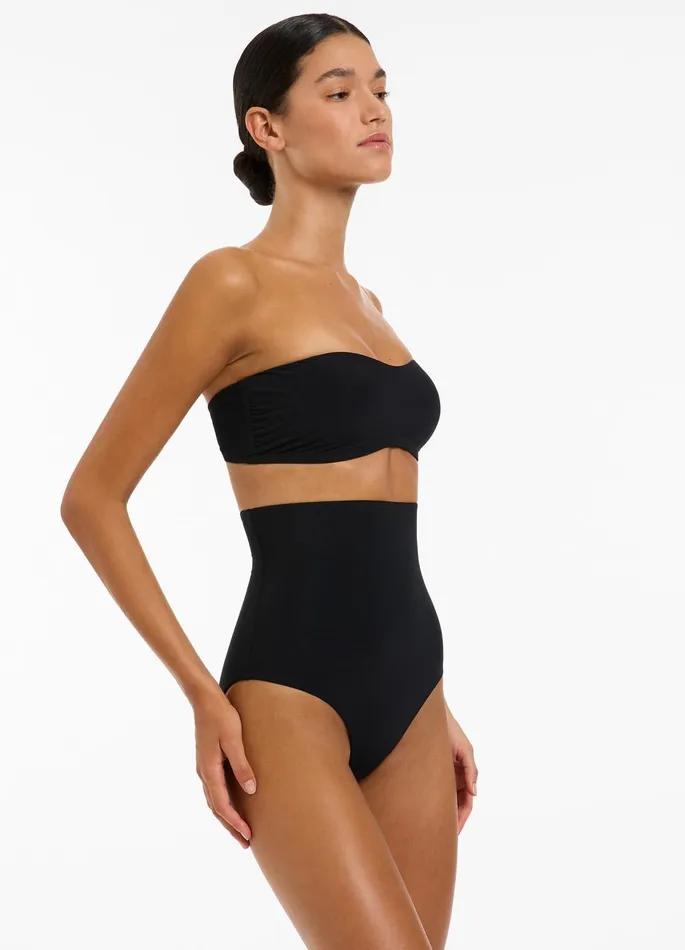 Jetset Ultra High Waist Pant Black Women JETS Australia High Waist Bikini Bottoms