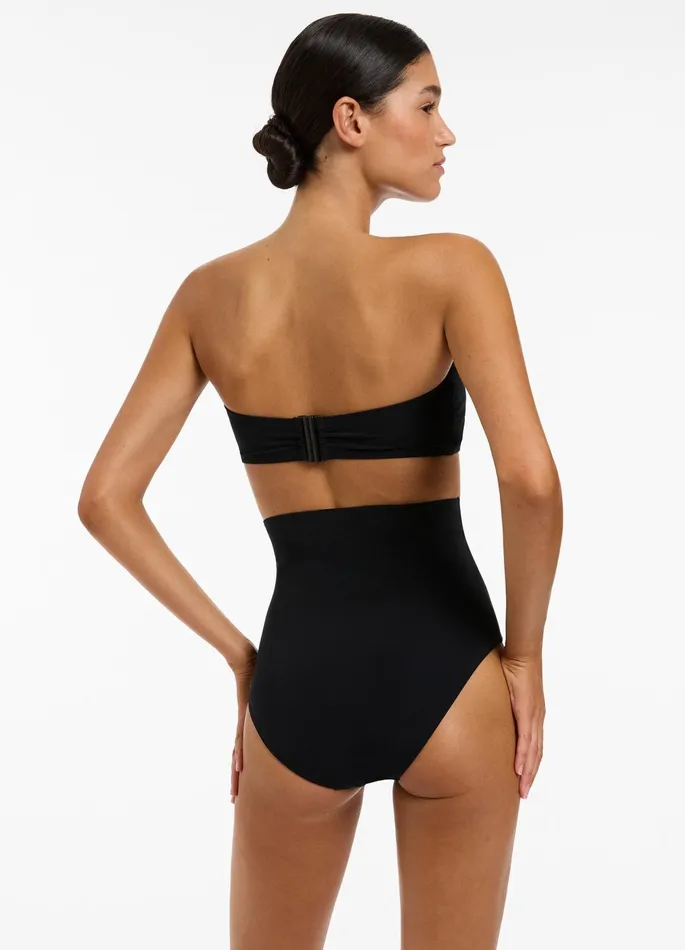 Jetset Ultra High Waist Pant Black Women JETS Australia High Waist Bikini Bottoms