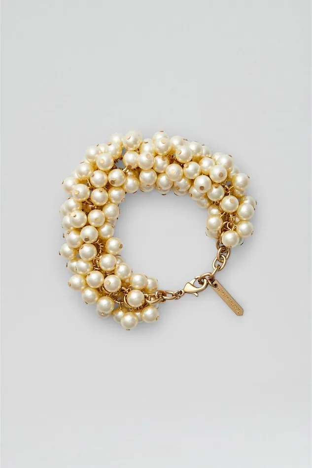 Jewelry Women GLASS PEARL BRACELET PEARL Scanlan Theodore Jewelry Women GLASS PEARL BRACELET PEARL Scanlan Theodore