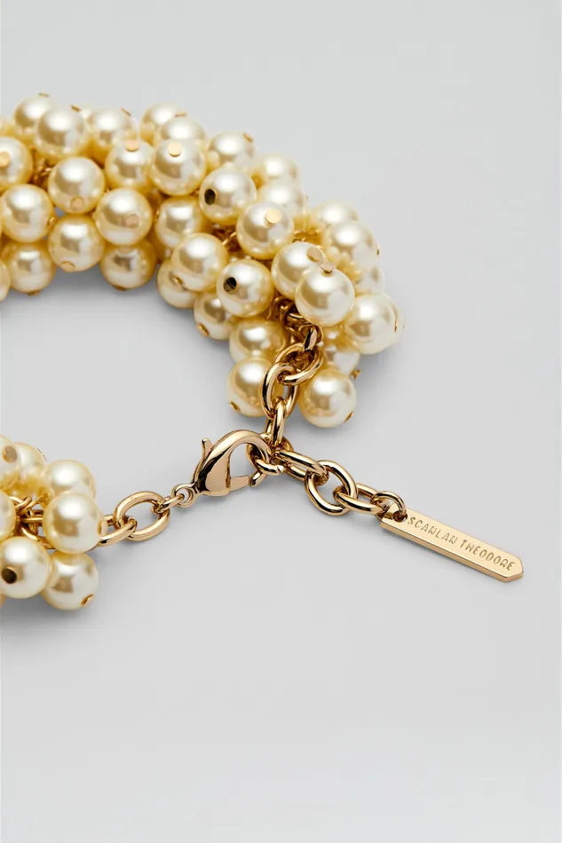 Jewelry Women GLASS PEARL BRACELET PEARL Scanlan Theodore Jewelry Women GLASS PEARL BRACELET PEARL Scanlan Theodore