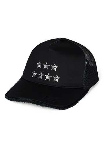 Jilly Crystal Mini Stars Black Women039s Lauren Moshi Hats