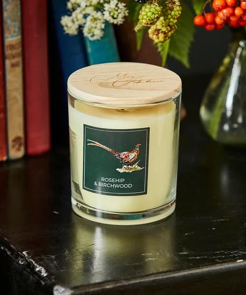 Joebrowns Rosehip and Birchwood Scented Candle Black Homeware Home Accessories Joebrowns Rosehip and Birchwood Scented Candle Black Homeware Home Accessories