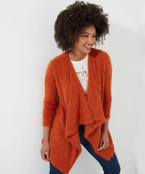 Joebrowns Waterfall Cardigan Orange Apparel Tops Tunics and Blouses