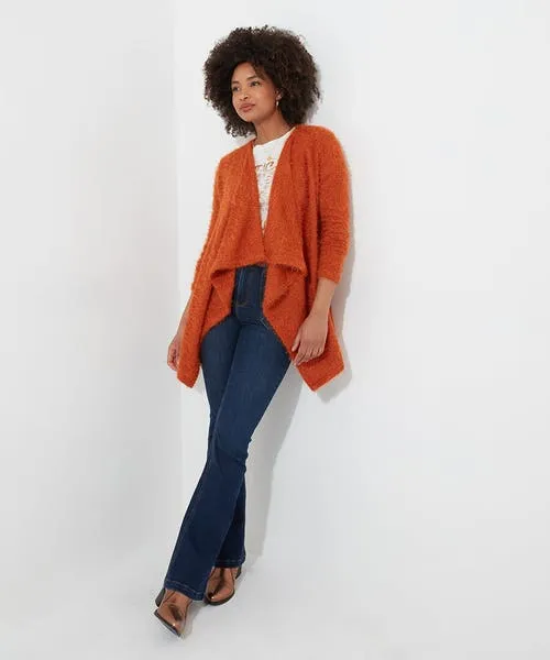 Joebrowns Waterfall Cardigan Orange Apparel Tops Tunics and Blouses