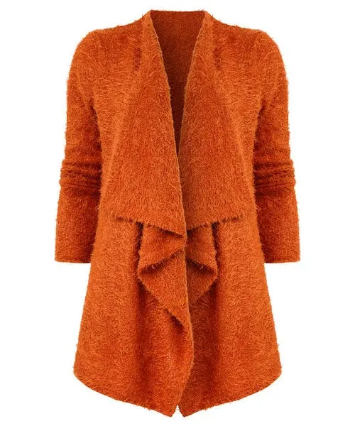 Joebrowns Waterfall Cardigan Orange Apparel Tops Tunics and Blouses