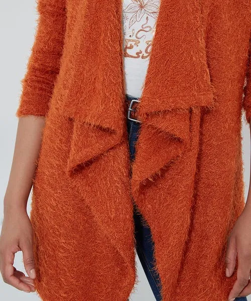 Joebrowns Waterfall Cardigan Orange Apparel Tops Tunics and Blouses