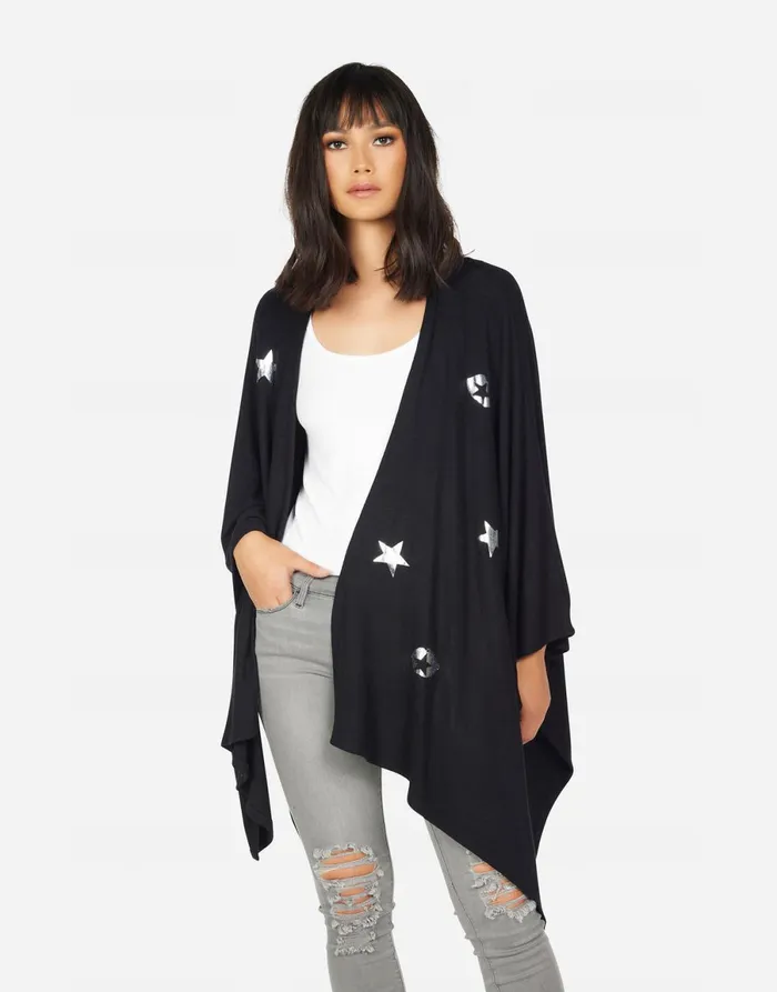 Jojo Star Lip Elements Black Women039s Lauren Moshi Sweaters and Knits