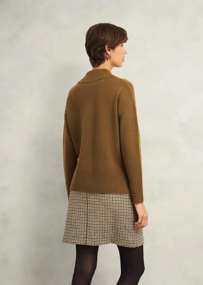 Jumpers and Cardigans Women HOBBS Becky Wool Blend Jumper Toffee