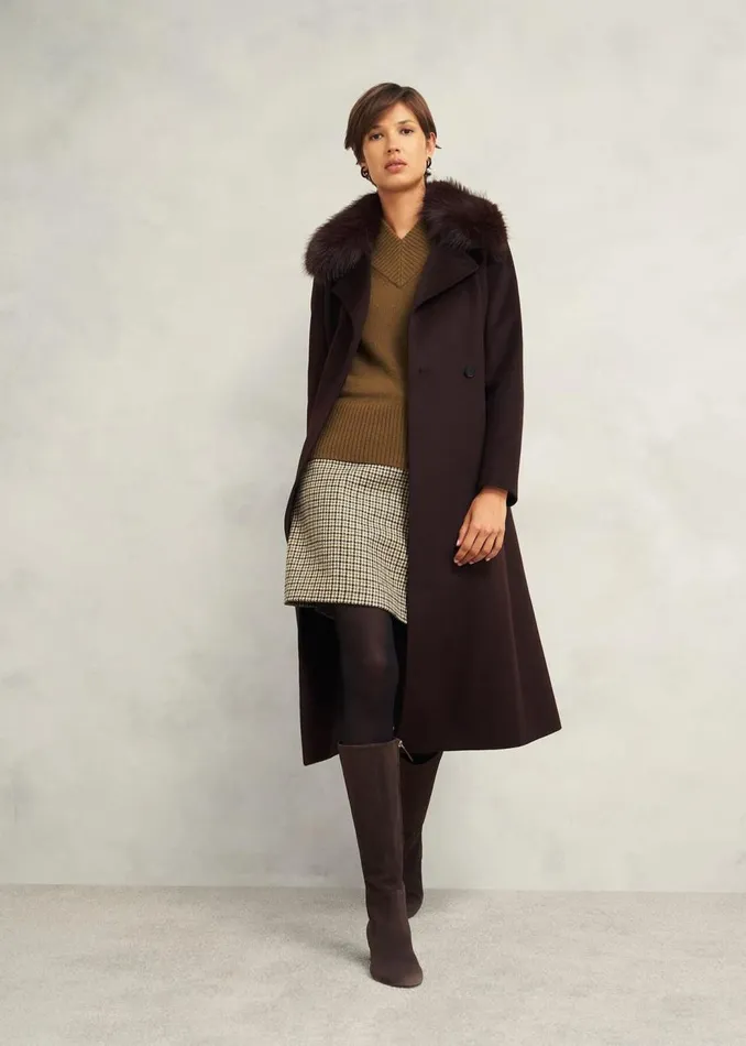 Jumpers and Cardigans Women HOBBS Becky Wool Blend Jumper Toffee