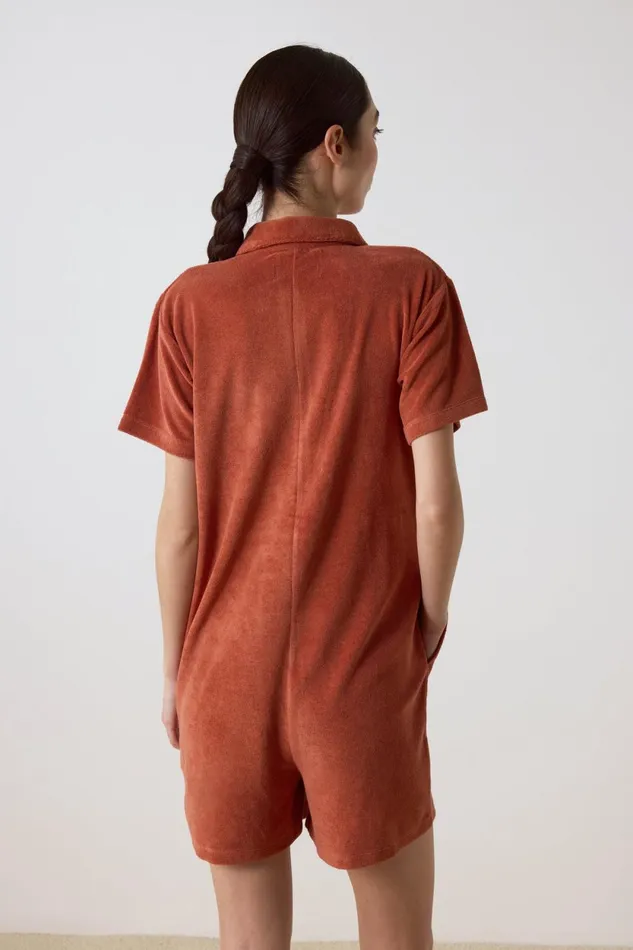 Jumpsuits Women Leon and Harper Oran Pl Jumpsuit Rust