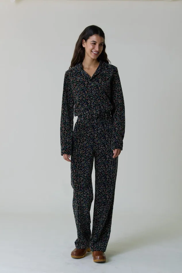 Jumpsuits Women Leon and Harper Orelie Pop Jumpsuit Black