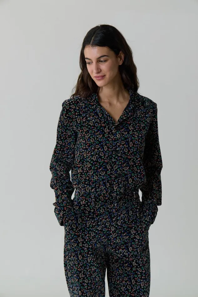 Jumpsuits Women Leon and Harper Orelie Pop Jumpsuit Black