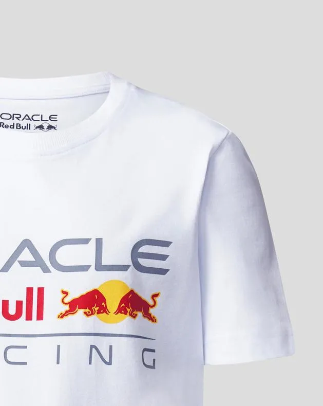 Junior Castore Junior ORACLE RED BULL RACING LARGE FRONT LOGO TSHIRT 8211 WHITE
