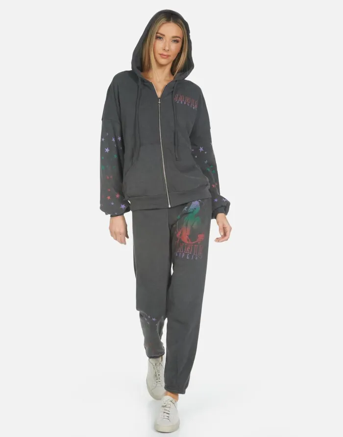 Kaliyah Janis Joplin Pigment Black Women039s Lauren Moshi Hoodies