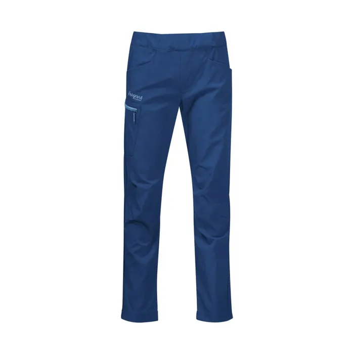 Kids Bergans Of Norway Pants Lilletind V2 Light Softshell Pants Dark Riviera Blue