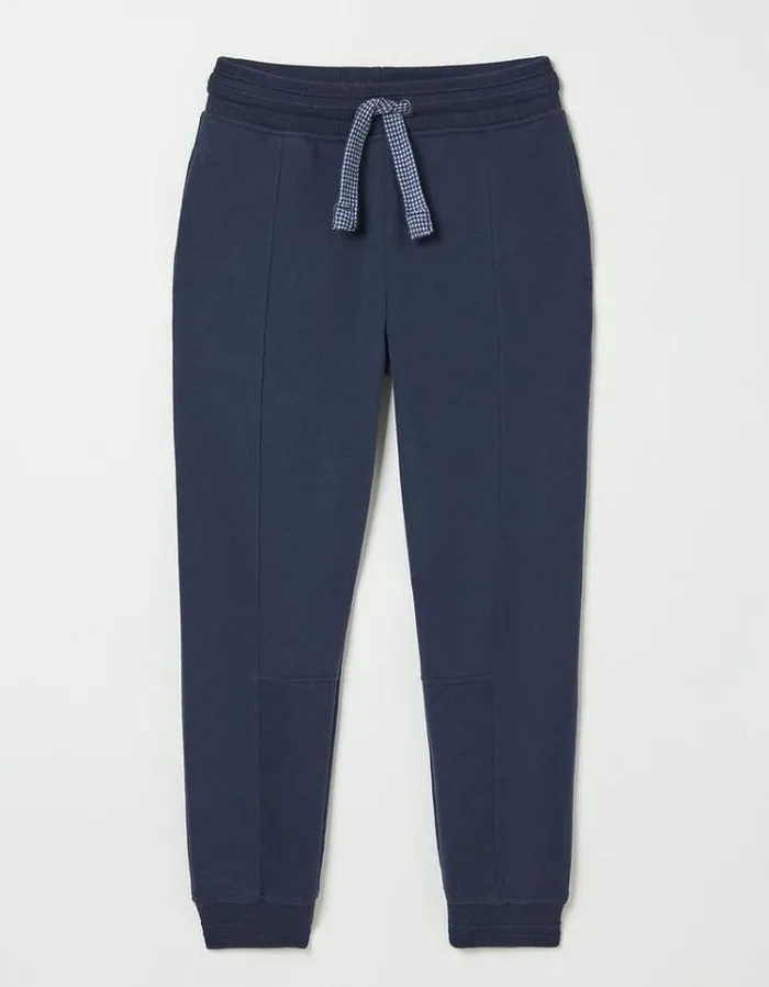 Kids FatFace Jeans and Joggers Perry Panel Joggers Navy