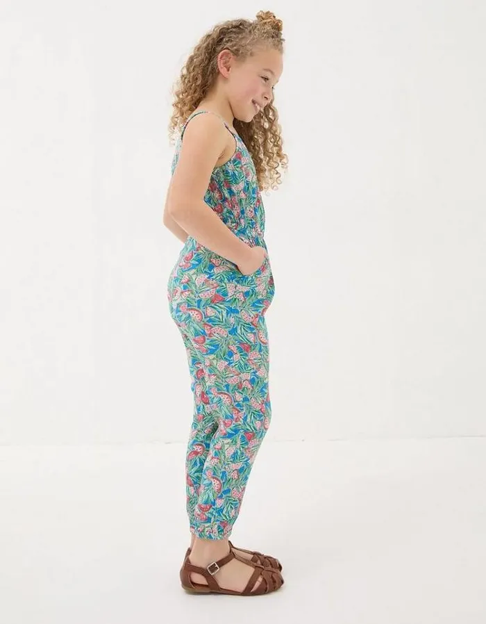 Kids FatFace Jumpsuits and Playsuits Watermelon Jumpsuit Cobalt Blue