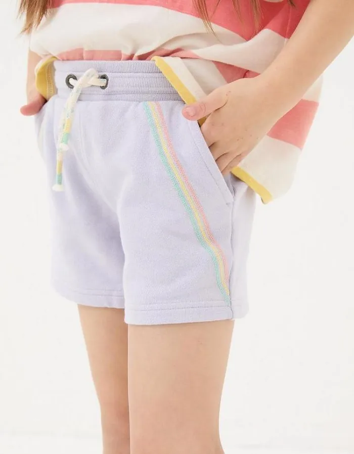 Kids FatFace Shorts Luna Sweat Shorts Lilac