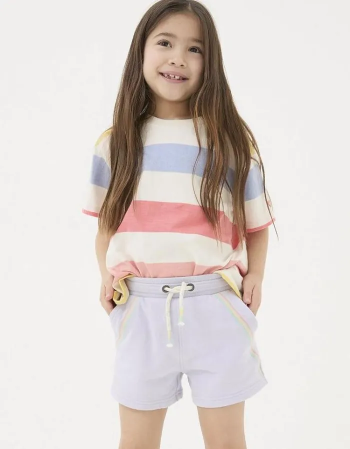Kids FatFace Shorts Luna Sweat Shorts Lilac