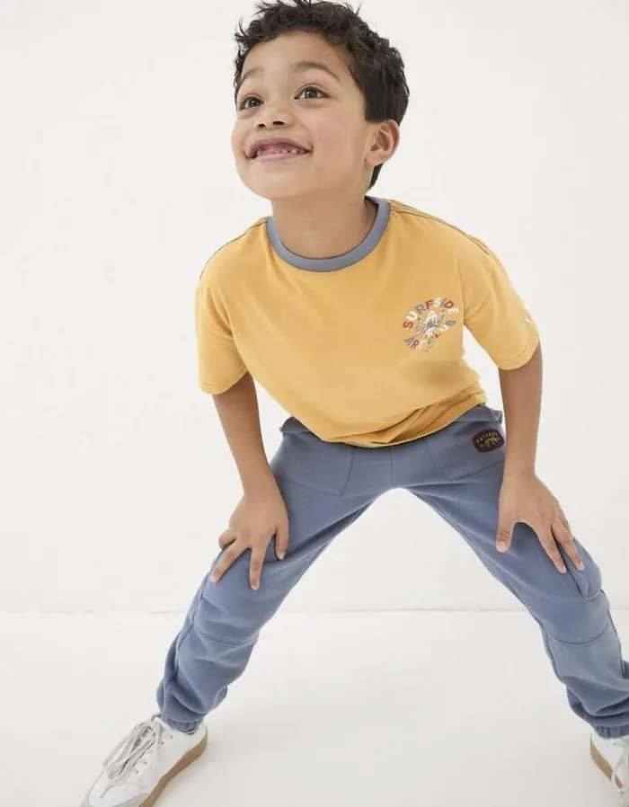 Kids FatFace TShirts and Polos Art Graphic Jersey TShirt Golden Yellow