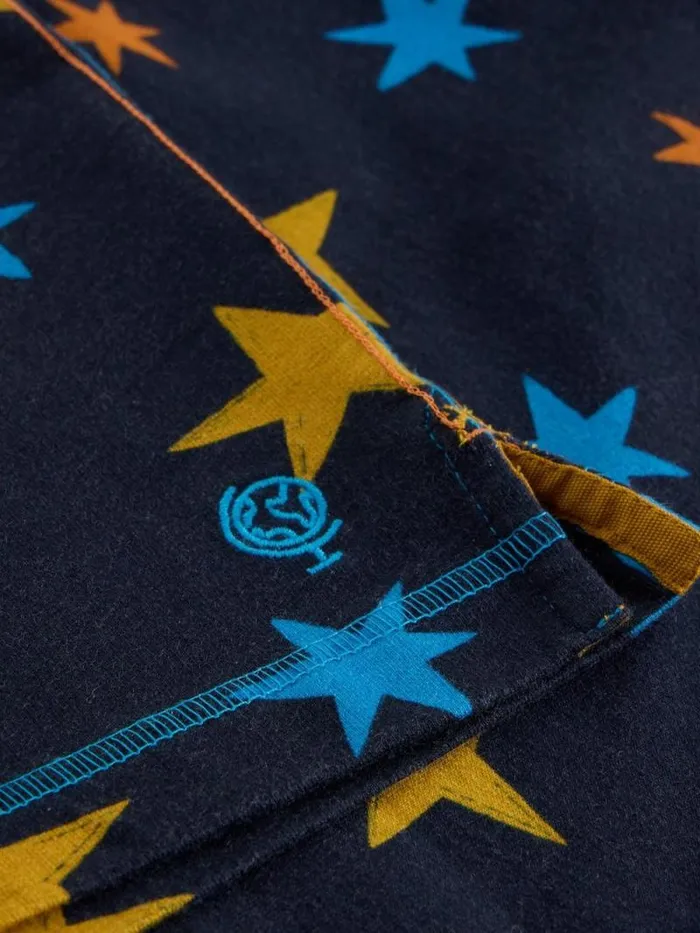 Kids Jack Star Funnel Sweat Navy Multi White Stuff Knitwear