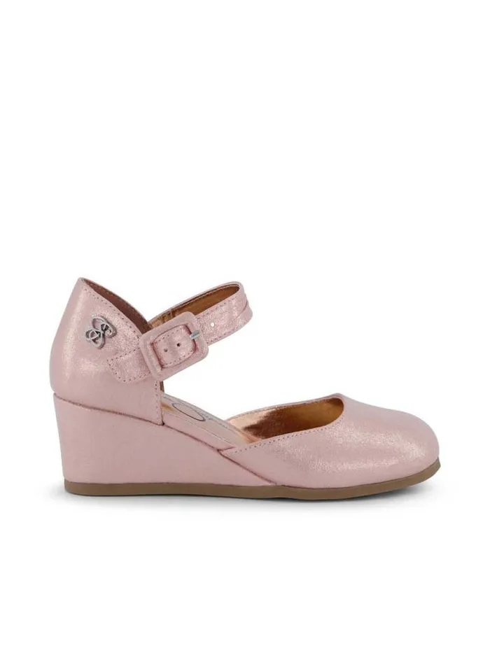 Kids Shoes Jessica Simpson Girls039 Tatiana Wedge Heel In Rose Gold