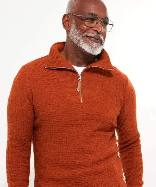 Knitwear Fabulous Funnel Rust 8211 Joebrowns Apparel