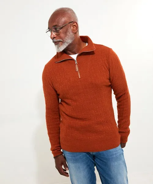 Knitwear Fabulous Funnel Rust 8211 Joebrowns Apparel