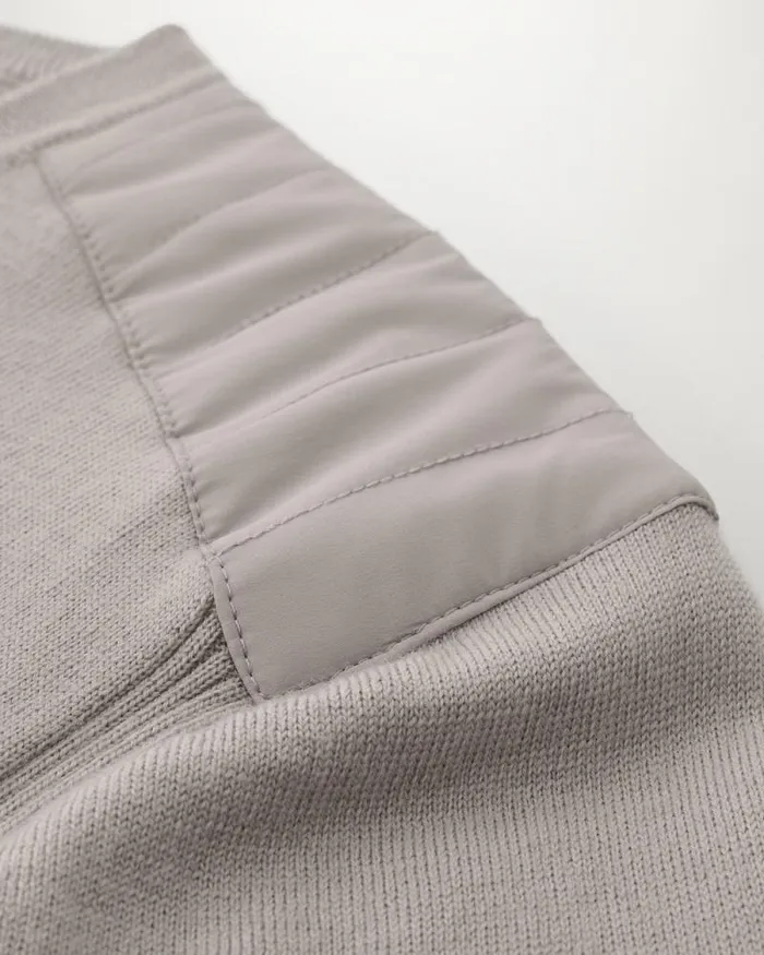 Knitwear Men Belstaff Kerrigan Crewneck Jumper Chrome Grey