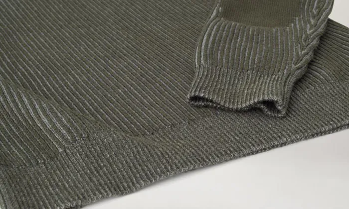 Knitwear Men Belstaff Stanley Mock Neck Jumper Tile Green Mid Grey Heather Knitwear Men Belstaff Stanley Mock Neck Jumper Tile Green Mid Grey Heather