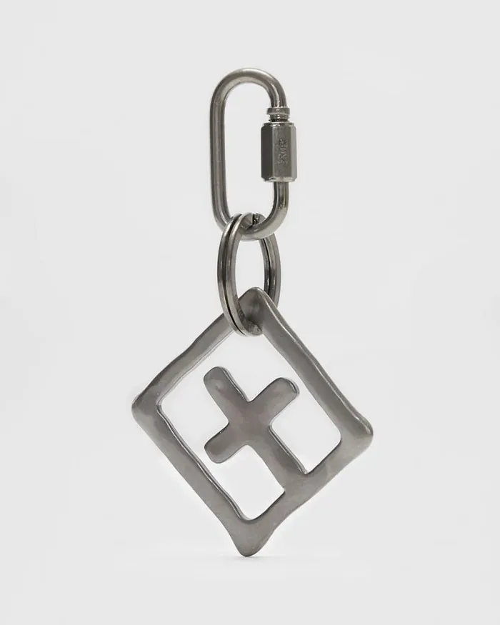 Ksubi 1999 Key Ring Antique Silver WomensMens Key Rings