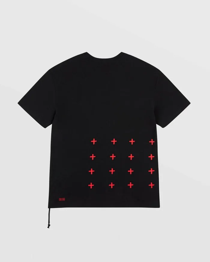 Ksubi 42154 Biggie Ss Tee Blackred Mens TShirts