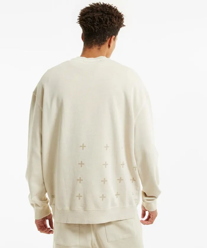Ksubi 4 X 4 Biggie Crew Desert Mens Sweats