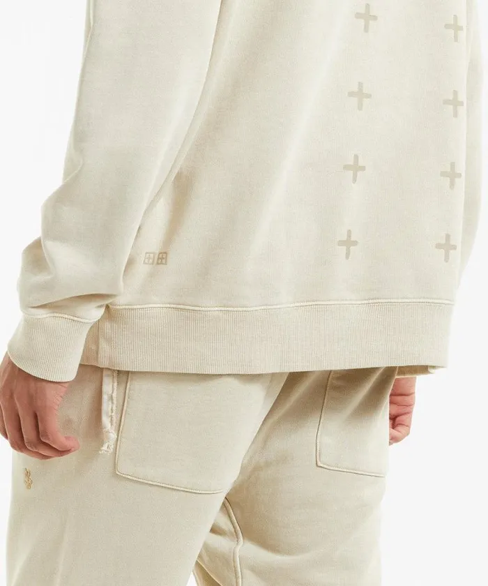 Ksubi 4 X 4 Biggie Crew Desert Mens Sweats Ksubi 4 X 4 Biggie Crew Desert Mens Sweats