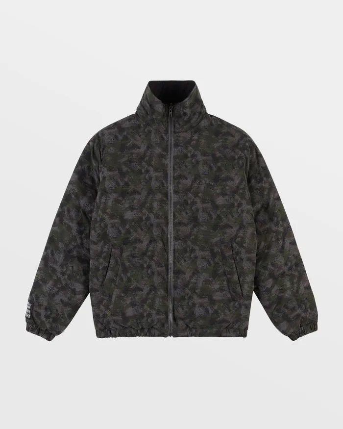 Ksubi Amnesia Reversible Puffer Jacket Camo Mens Jackets