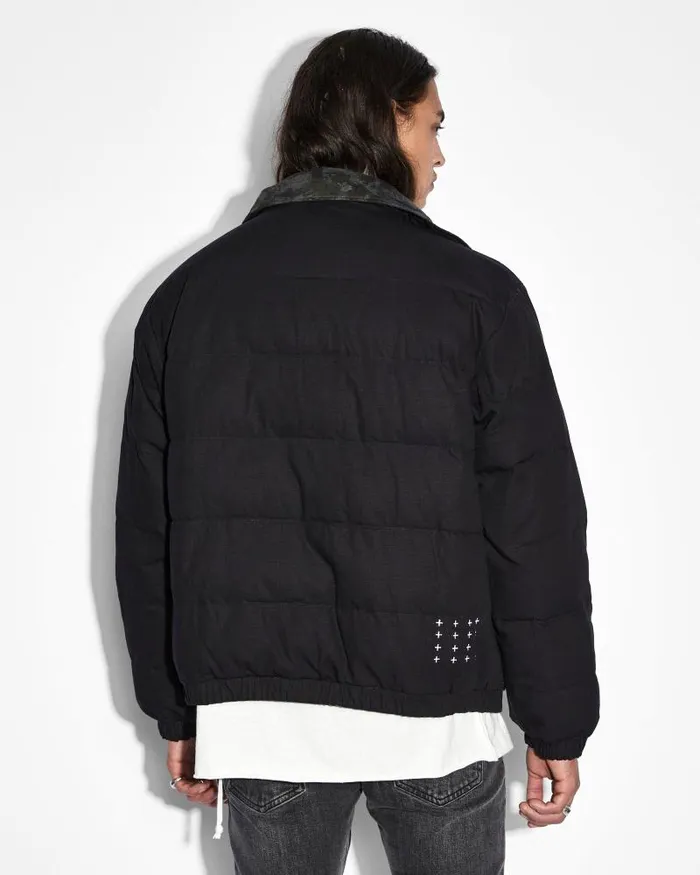 Ksubi Amnesia Reversible Puffer Jacket Camo Mens Jackets