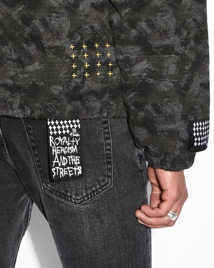 Ksubi Amnesia Reversible Puffer Jacket Camo Mens Jackets