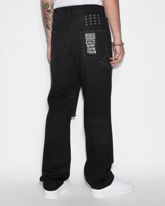 Ksubi Anti K Artist Black Mens Relaxed