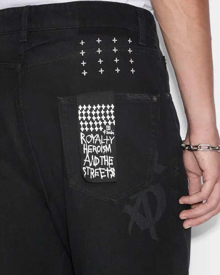 Ksubi Anti K Artist Black Mens Relaxed