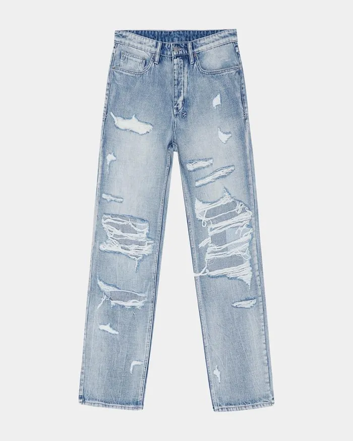 Ksubi Anti K Punk Blue Shred Mens Relaxed
