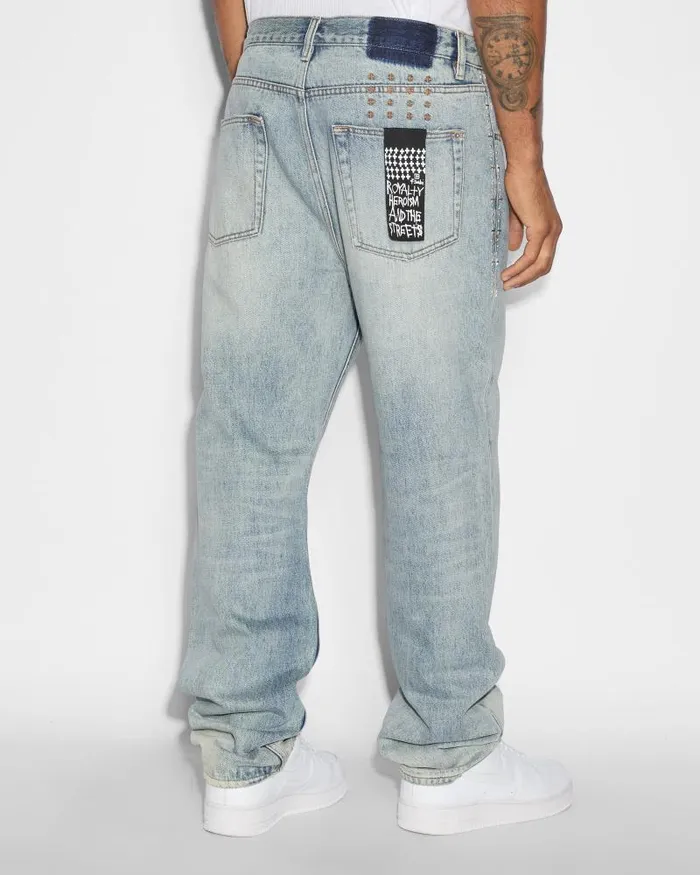 Ksubi Anti K Sky High Metalik Mens Relaxed
