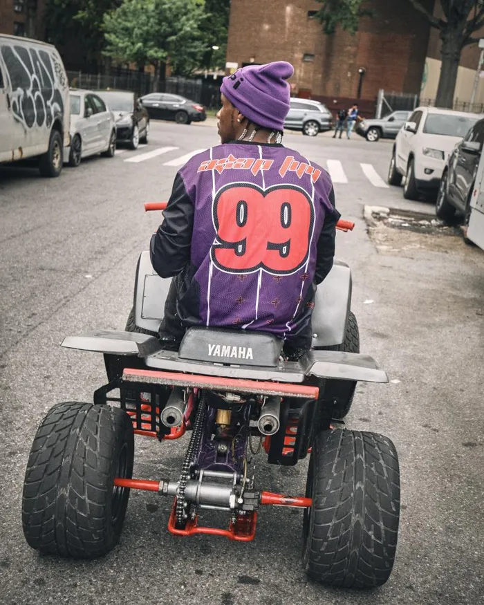 Ksubi Asap Tyy Moto Jersey Purple Mens Shirts