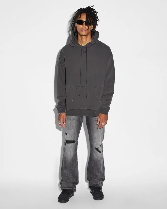 Ksubi Bronko Black Metal Mens Bootcut
