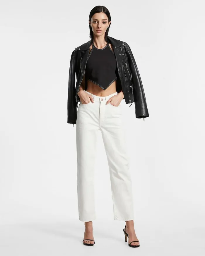 Ksubi Brooklyn Jean Blanc Womens Straight