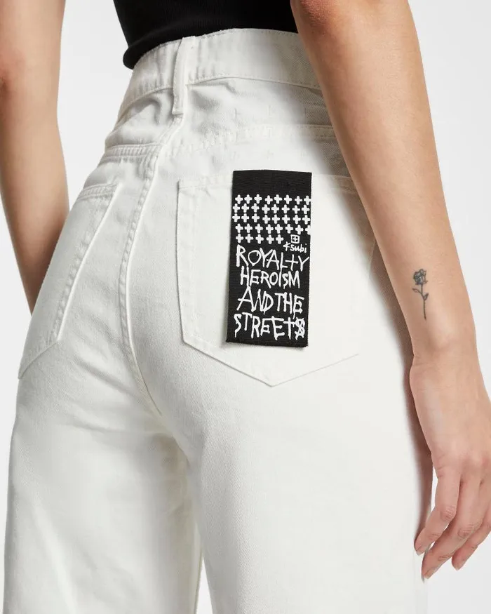 Ksubi Brooklyn Jean Blanc Womens Straight
