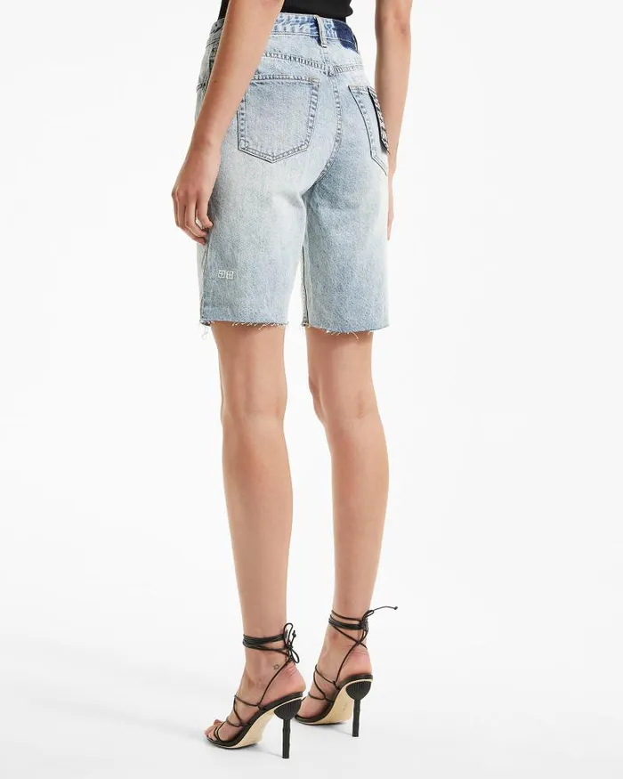 Ksubi Brooklyn Short Skream Trashed Womens Denim Shorts