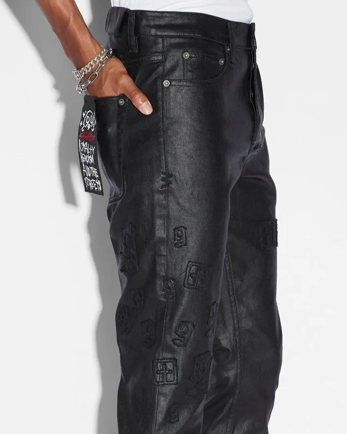 Ksubi Chitch 999 Black Wax Mens Skinny