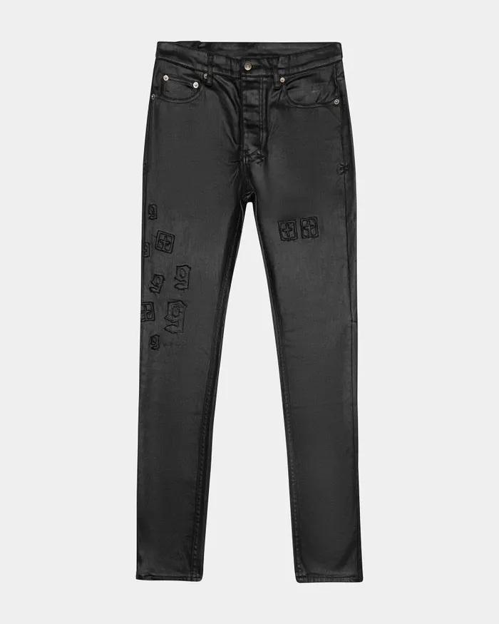Ksubi Chitch 999 Black Wax Mens Skinny