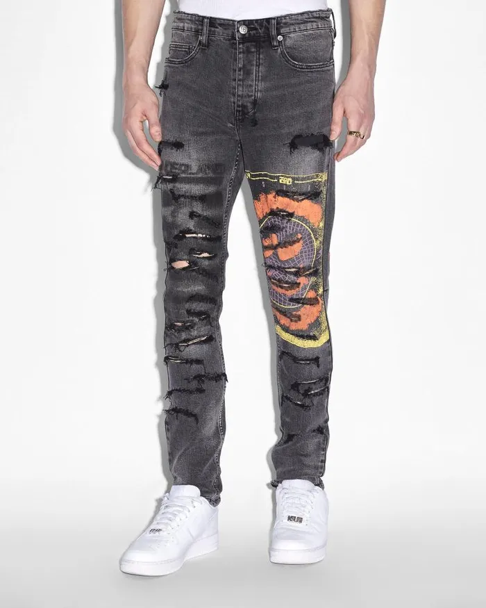 Ksubi Chitch Hardcore Angst Black Mens Skinny