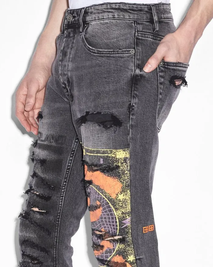 Ksubi Chitch Hardcore Angst Black Mens Skinny